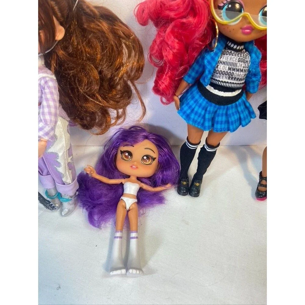 LOL SURPRISE FASHION DOLL LOT OF 4 MULTICOLOR 11 INHES